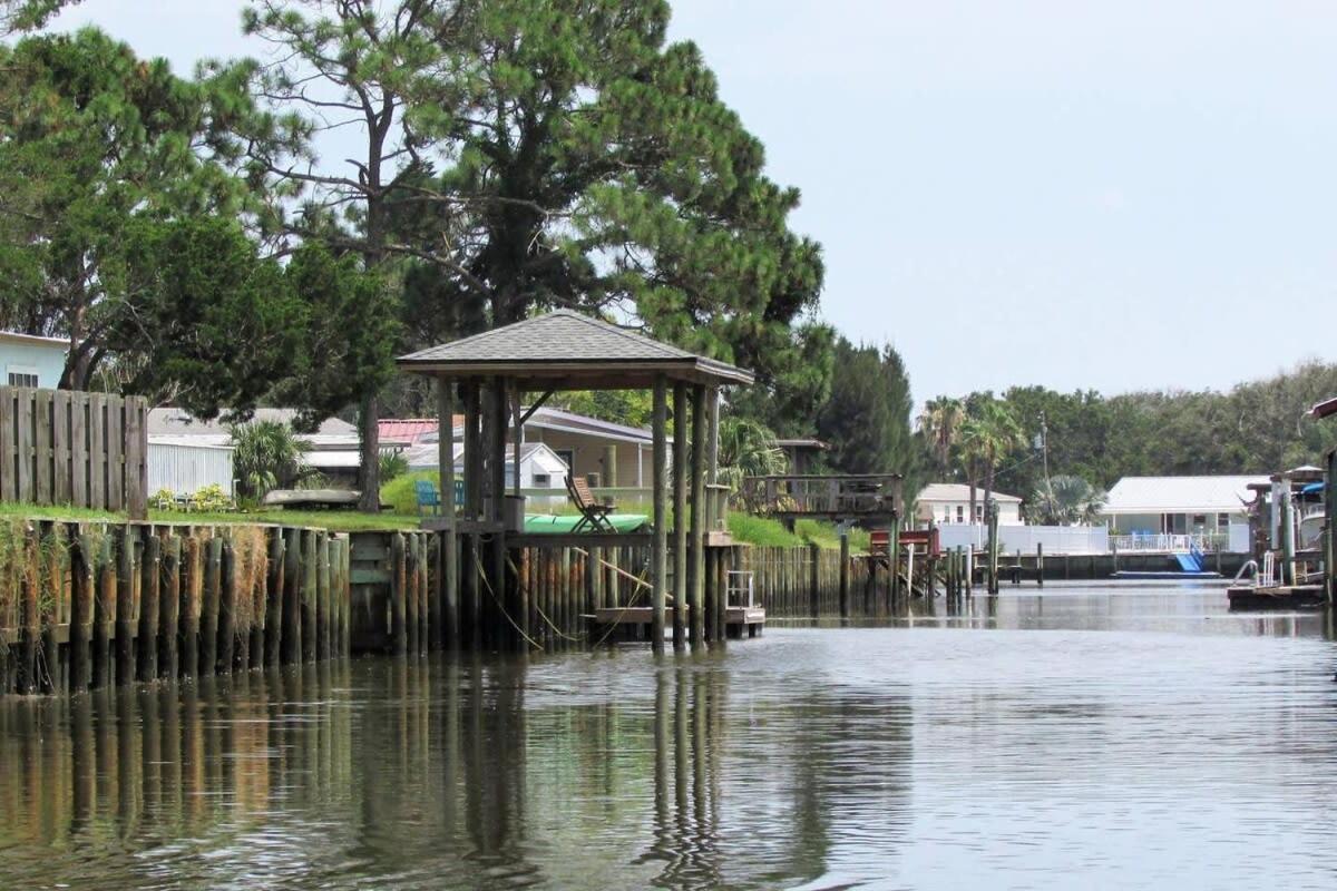 Canal Home Dock Walk To Beach Kayaks Sup Fishing St. Augustine Esterno foto